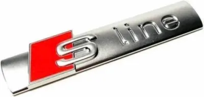 Obrázok produktu pre Odznak s logom AUDI S-LINE Odznak na dvere 2 kusy