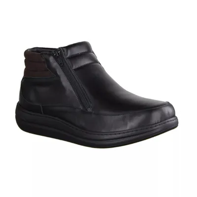 Produktbild von Liromed 640 Bequemschuhe Uni Leder Schwarz (Größe 48)