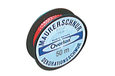 Image de Fliesenlegerschnur 50m 10kg rot OVERMANN