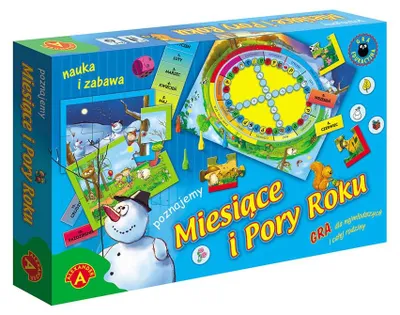 Immagine prodotto di Gra edukacyjna Poznajemy miesiące i pory roku Alexander
