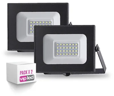 LED-Spots 2er-Pack, 20 W, 1600 lm, kaltweiß 6000 K, IP65