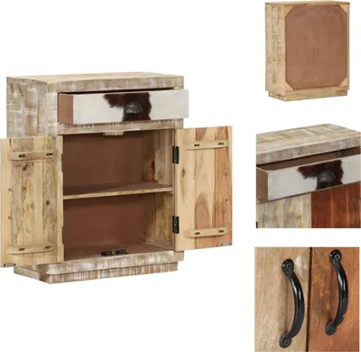 Produktbild von vidaXL Sideboard 60x30x75 cm Massivholz Mango - Sideboards