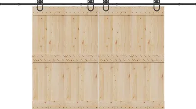 Obrázek produktu pro Sada příslušenství pro posuvné dveře 400 cm ocelová černá