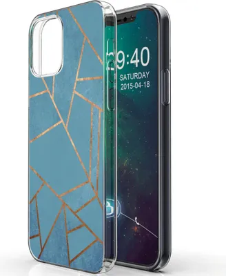 Produktbild von imoshion Design-Hülle für das Apple iPhone 12 (Pro) – Blue Graphic