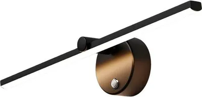 Productafbeelding van ApexArte® Spiegellamp badkamer - Wandlamp - Spiegelverlichting - Zwart