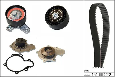 Produktbild von INA 530 0572 30 Zahnriemensatz + Wasserpumpe für CHEVROLET CAPTIVA (C100, C140) für OPEL ANTARA