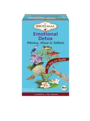 Produktbild von Shoti Maa Emotional Detox -Kräutertee – 32 g Packung mit 6 Stück