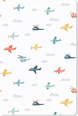 Produktbild von MuchoWow® Mauspad Mousepad Schnittmuster - Hubschrauber - Flugzeug - Jungen - Kinder - Kinder 18x27 cm - Mousepads - Maus Mat - Pad - Mausunterlage