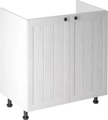 Produktbild von Spülenunterschrank 80 cm ohne Arbeitsplatte mit 2 Türen Küche, Provence D80Z Weiß/Matt