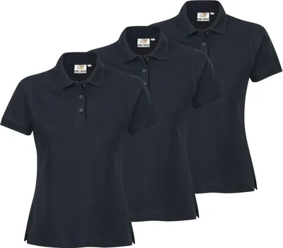 Produktbild von 3er Set Damen Poloshirt workwear basic im Vorteilspack Berufskleidung der Marke WORXWEAR