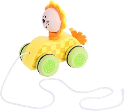 Produktbild von Holzlöwe zum Nachziehen