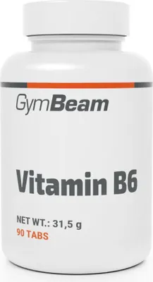 Produktbild von GymBeam - Vitamin B6 (Pyridoxin) 90 Tabletten