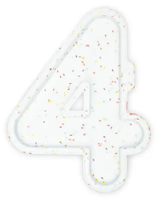 Silikon-Kuchenform, Zahlenform 4, 30x20x2 cm, 2er-Set