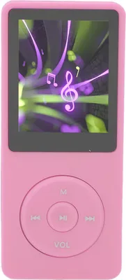 Zdjęcie produktu dla Odtwarzacz MP3 MP4 1,8-calowy ekran 8 GB pamięci 64 GB z możliwością rozszerzenia 30 godzin odtwarzania Wielofunkcyjny sportowy odtwarzacz muzyczny Różowy