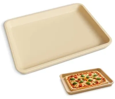Zdjęcie produktu dla Kamień do pizzy kordieryt 41X30 5 cm piekarnik grill z skrobaczem