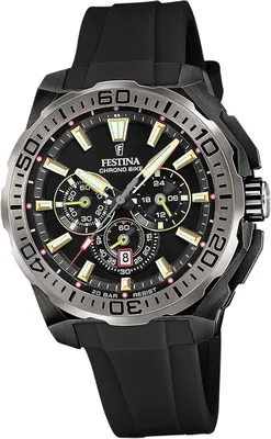 Produktbild von Festina Herrenuhr Chrono Bike Armbanduhr Kautschuk schwarz D2UF20726/3
