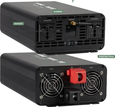 Produktbild von Wechselrichter, reine Sinuswelle Ausgang, Hochleistungs-Sicherheitsmerkmale, 3000W-b, 12V, 220V-b