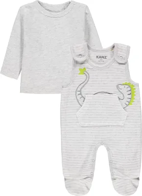 Produktbild von Set aus Strampler + T-Shirt mit 1/1-Ärmeln