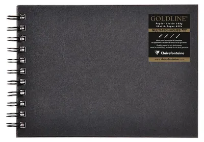 Produktbild von Clairefontaine Goldline Spiral A5 Q 140g 64Bl elfb