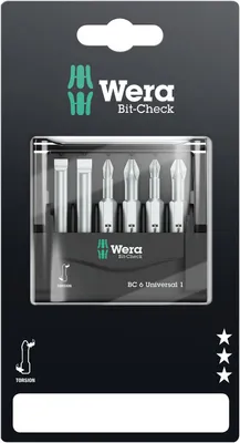 Image de Wera 05073410001 embout de tournevis 6 pc(s)