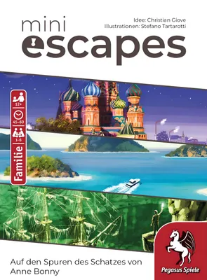 Produktbild von Pegasus MiniEscapes, Brettspiel, Flucht, 12 Jahr(e), 45 min, 60 min, Familienspiel