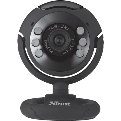 Produktbild von Trust SpotLight Pro, 1,3 MP, 640 x 480 Pixel, VGA, 30 fps, USB 2.0, Schwarz