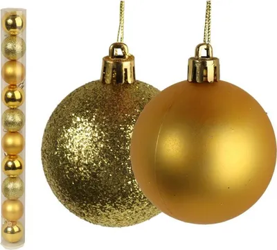 Immagine prodotto di Set di 10 eleganti scatole di Natale in oro - plastica infrangibile