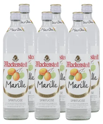 Produktbild von Mackenstedter Marille Obstschnaps (6 x 0,7L)