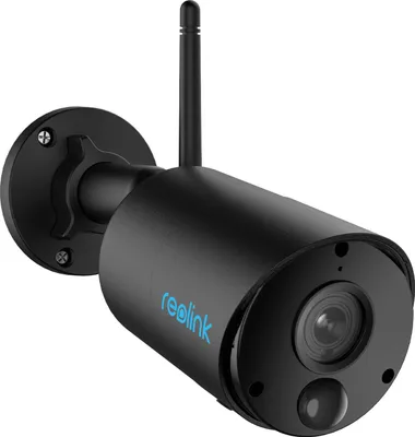 Produktbild von Reolink WLAN IP monitorovacia kamera Vonkajšia bezdrôtová batériová kamera Argus Eco, 3MP HD, s PIR detektorom pohybu, cloudovým/SD úložiskom, 2,4 GHz WiFi, IR nočným videním, časozberným snímaním, obojsmerným zvukom, čierna