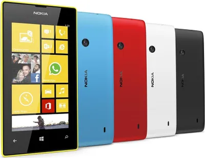Produktbild von Nokia Lumia 520 Windows Smartphone - 8GB 1,0 GHz 4,0' - Rot / Schwarz / Gelb, Farbe:weiß, Zustand:Neu in