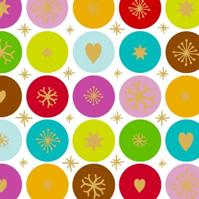 Image de ARTEBENE Serviettes en papier Dots Icons Blanc Multicolore 33x33 cm 20 pièces