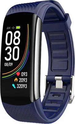 Produktbild von INF Fitnessarmband mit Puls, Blutsauerstoff, Schrittzähler Blau