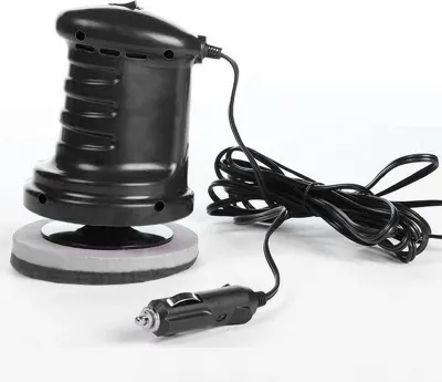 Obrázek produktu pro Mini voskovací stroj pro automobily, 12 V, vysoce účinný, leštění, detailování, odstraňování škrábanců, elektrický přenosný voskovač, černý