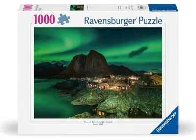 Zdjęcie produktu dla Puzzle Ravensburger "Hamnoy" – 1000 elementów