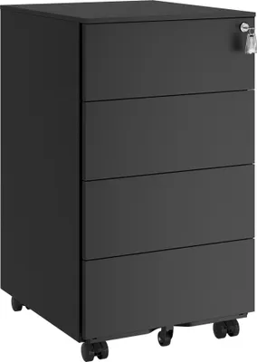 Produktbild von SONGMICS Rollcontainer, Rollcontainer Aktenschrank Büroutensilien