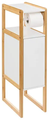 Produktbild von 5five Simply Smart | Toilettenpapierschrank, Toilettenpapierhalter, 33 x 80 x 20 cm - Weiß