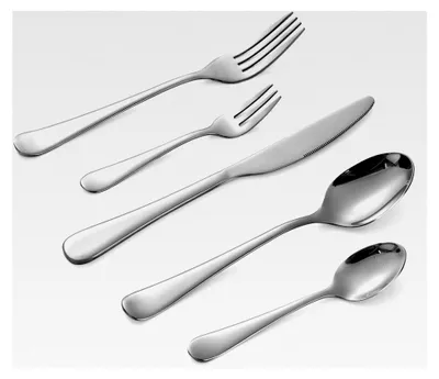 Produktbild von Tafelbesteck Grado, 30-teilig, Essbesteck für bis zu 6 Personen, Edelstahl 18/0, hochglänzend, Besteckset für den Esstisch, spülmaschinengeeignet