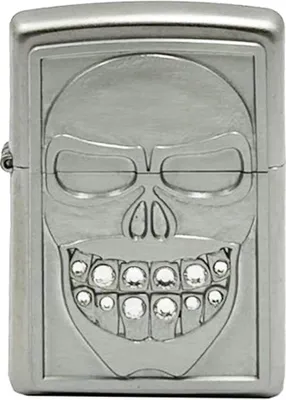 Produktbild von Zippo Benzin-Feuerzeug satin Finish, Plakette Smiley 2007854, unbefüllt