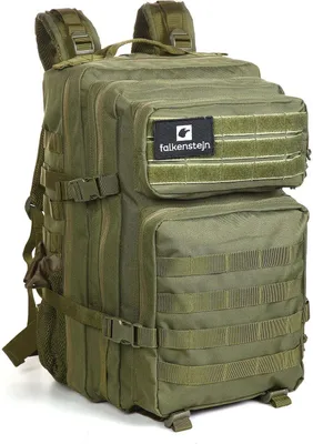 Produktbild von FALKENSTEJN Rucksack für Freizeit Outdooraktivitäten Schule Arbeit Multifunktionsrucksack (army 45L, 45L)