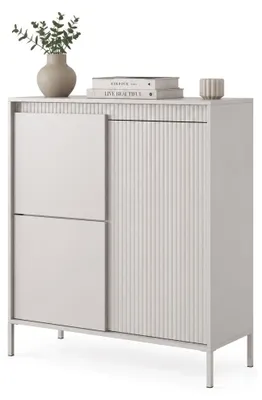 Produktbild von Hatolaro - Anrichte, 104x40x123h cm Beige, 5 Regale