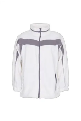 Produktbild von Planam Fleecejacke Plaline Gr. S reinweiß/zink