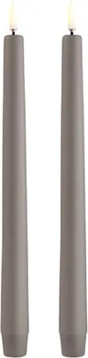 Produktbild von Uyuni Lighting LED Stabkerze 2er Set SANDSTONE taupe | Ø2,3x25cm