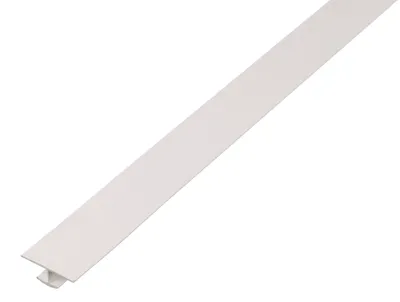 Zdjęcie produktu dla Alberts 498993 Profil H, plastikowy, biały, 1000 x 25 x 4 mm, zestaw 12 sztuk