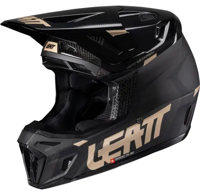 Zdjęcie produktu dla Kask motocrossowy Leatt 9.5 Carbon Bronze 2025 z brillem, karbon, XL