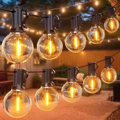 LED-Lichterkette 45 m, warmweiß, 75 Lampen, IP45, 24 V