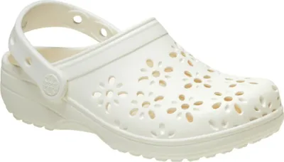 Produktbild von Schuhe CROCS Classic Floral Cut-Out Clog Kreide Weiss 37-38