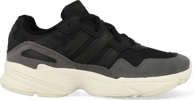 A studio shot of a single Adidas Yung-96 sneaker.