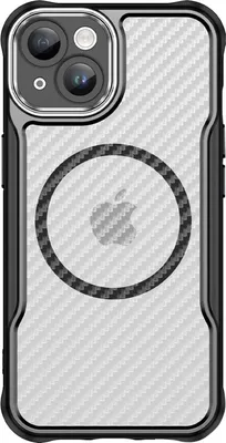 Produktbild von Avizar, Hulle iPhone 15 MagSafe Carbon Stoßfest, Schwarz