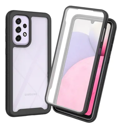 Obrázek produktu pro Pouzdro pro Samsung Galaxy A33 5G, nárazník s vestavěnou ochranou displeje 360° celotělové ochranné pouzdro černé