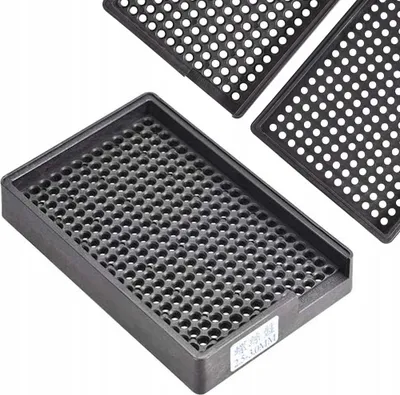 Image de Rosfix Plateau Antistatique ESD 273 Trous – Pour Vis 2,5–3 mm | Plastique Résistant à la Chaleur | Pour Électronique, Atelier, Bricolage